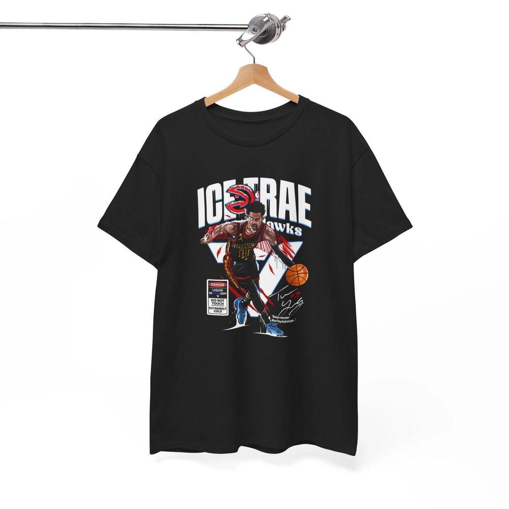 Trae Young Ice Trae Atlanta Hawks Graphic Tee - Cool Basketball Fan Shirt